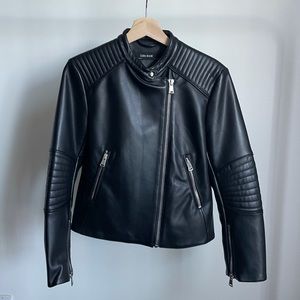 NWOT Zara Faux Leather Jacket
